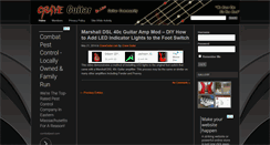 Desktop Screenshot of craveguitar.com